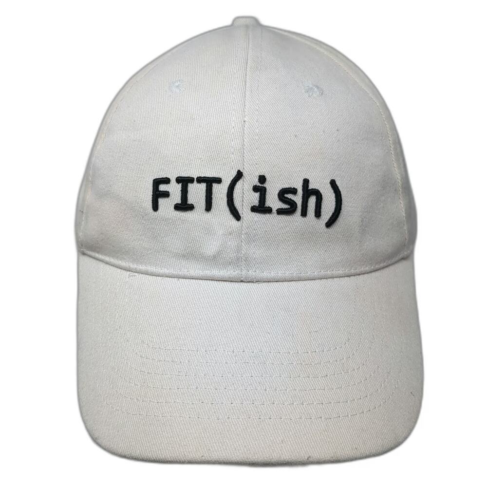 Madden Baseball Cap White One Size Fit(ish) Embroidered Slideback Hat Cotton